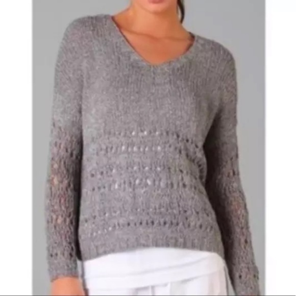 Vince Hand Knit Gray sweater - Picture 7 of 8